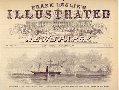 Attack on the U.S. Steam Sloop-of-War Seminole, from the Shipping Point, Potomac River, October 15 by Unknown